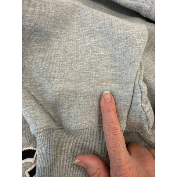 Edinburgh Scotland Graphic Print Kangaroo Pocket Drawstring Hoodie Gray Men's XL - Picture 10 of 10